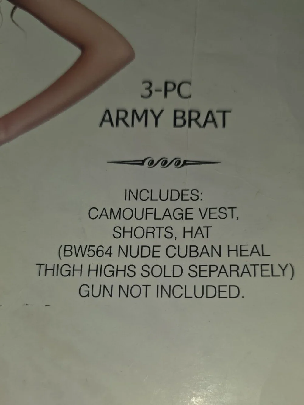3-PC Army Brat Costume - Green Camouflage